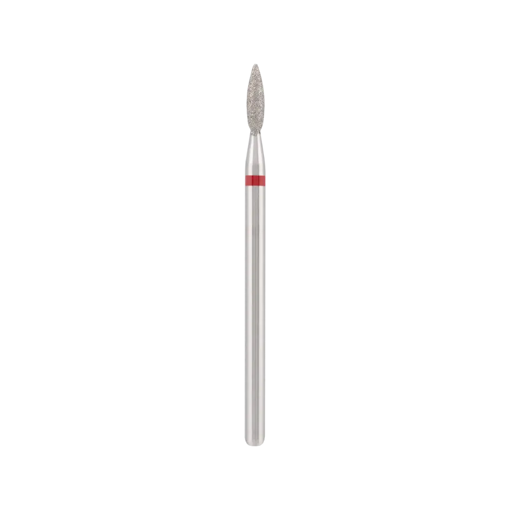 Timanttiterä "liekkimäinen turvallinen", punainen, P-8,0 mm, Ø2,1 mm