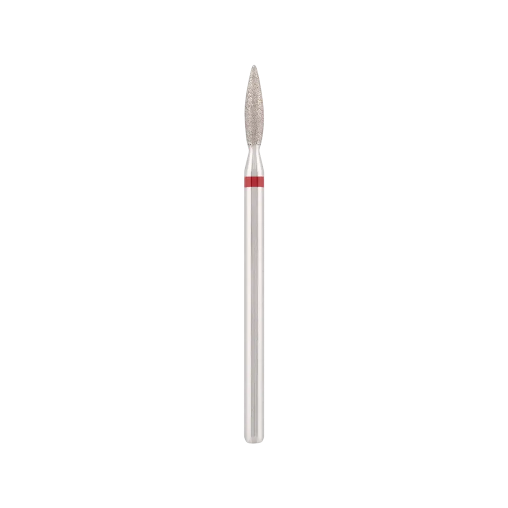 Timanttiterä "liekkimäinen turvallinen", punainen, P-10,0 mm, Ø2,3 mm