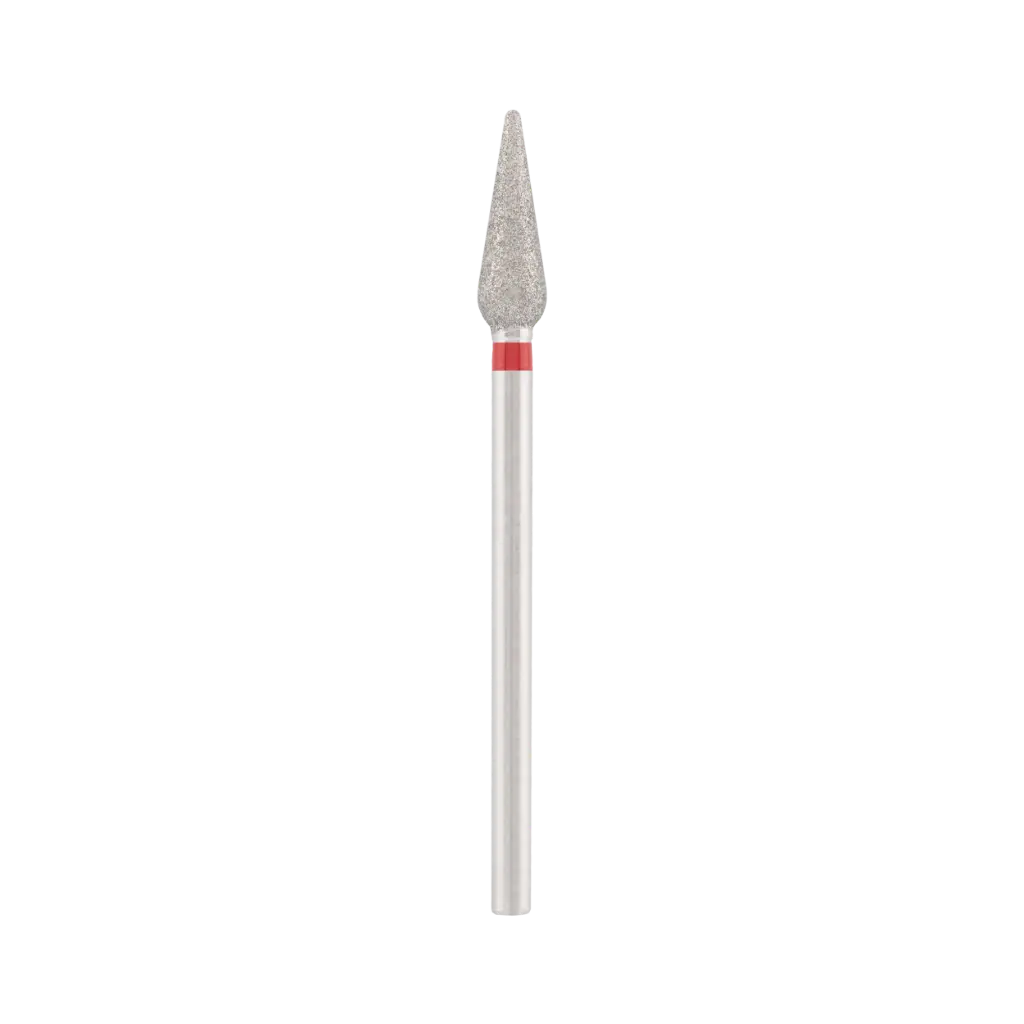 Timanttiterä "terävä pisara", punainen, P-12,0 mm, Ø4,0 mm. UUSI