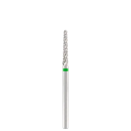 [DBT-194G.020] Tungsten carbide bit "cone" green, L-15,0 mm., Ø3,0 mm