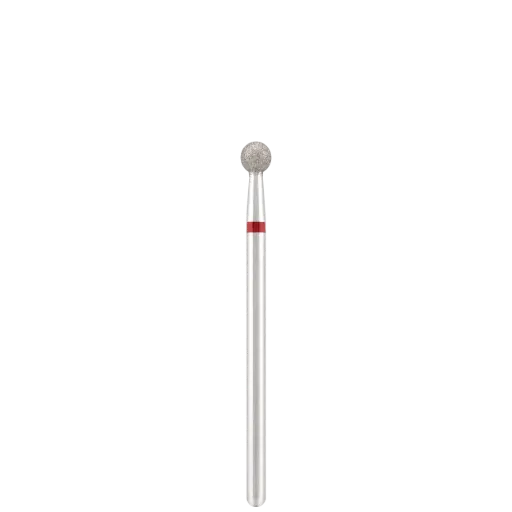 [DBS-001R.040] Diamond bit "ball" red, Ø4,0 mm.