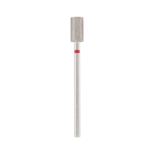 [DBS-107R.050] Diamond bit "cylinder" red, L-9,0 mm., Ø5,0 mm. NEW