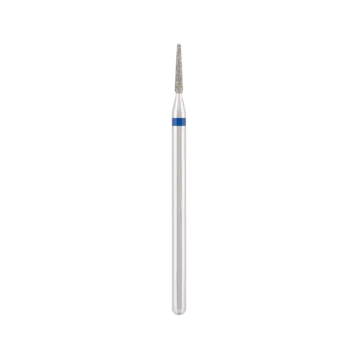 [DBS-197B.014] Diamond bit "rounded needle" blue, L-8,2 mm., Ø1,4 mm.