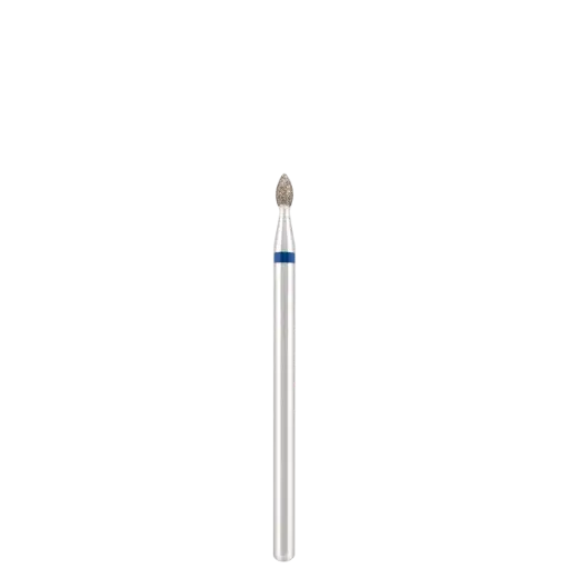 [DBS-254B.021] Diamond bit "drop" blue, L- 4,0 mm., Ø2,1 mm.