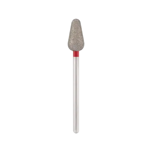 [DBS-260R.065] Diamond bit "rounded drop" red, L- 12,5 mm., Ø6,5 mm.