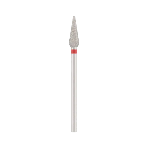 [DBS-266R.040] Diamond bit "sharp drop" red, L- 12,0 mm., Ø4,0 mm. NEW