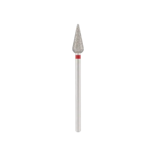 [DBS-266R.050] Diamond bit "sharp drop" red, L- 12,0 mm., Ø5,0 mm. NEW