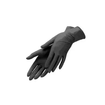 [1040033] Nitrile gloves black (100 pcs) L