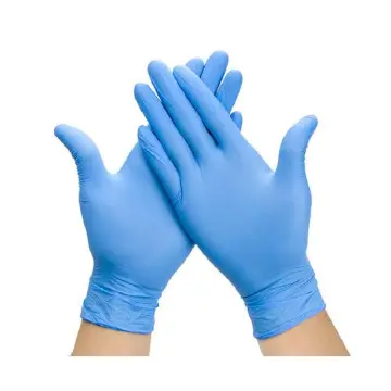 [1040026] Nitrile gloves blue (100 pcs) S