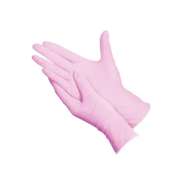 [1040045] Nitriilikäsineet pinkki XS 100 pcs