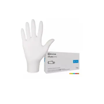 [1040037] Nitrilhandskar vita XS 100 st 