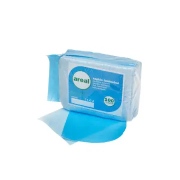 [201003] Laminated pads 9.5x12 cm for facial cleansing, 100 pcs.